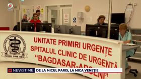 Multe străzi din Capitală, inundate după ploaia torențială. Nici noua unitate de la Spitalul „Bagdasar-Arseni” nu a scăpat